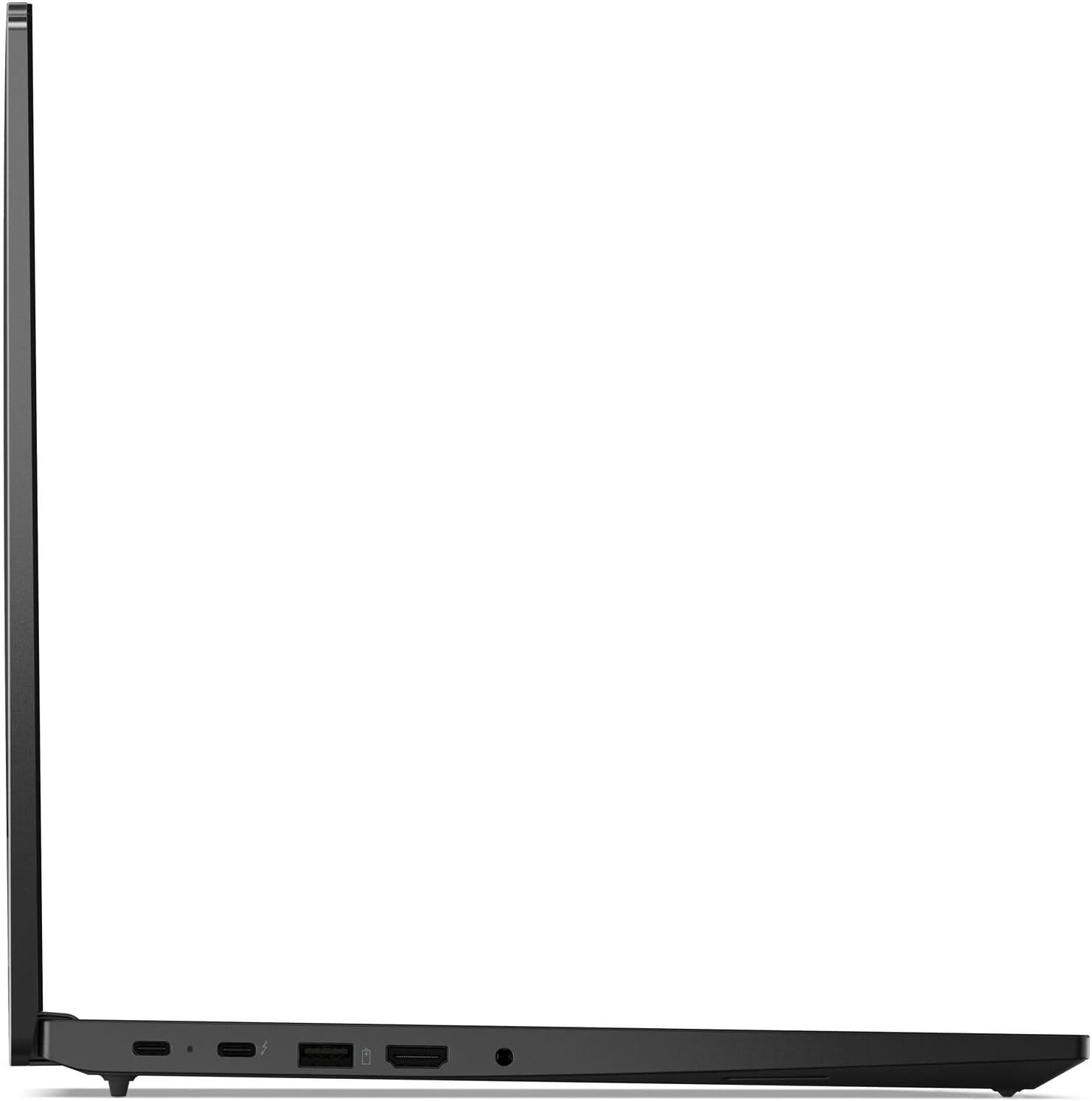 Alt View 5. Lenovo - Lenovo ThinkPad E16 Gen 2  Laptop, Core Ultra 7 155U, 64GB, 2TB SSD, 16.0" FHD (1920x1080), Intel Graphics, Win 11 Pro - Black.