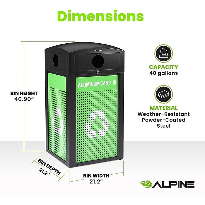 Green - Circle Opening Lid