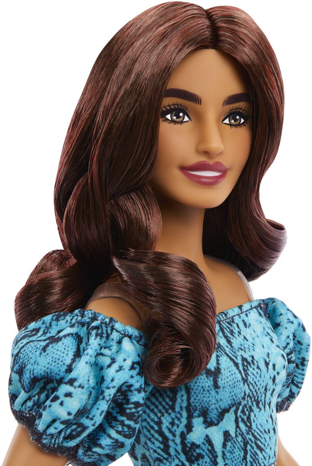 Alt View 3. Mattel - Barbie Fashionista Teal Animal Print   - COLLECTIBLES - Multicolor.