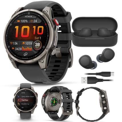 GO FENIX 100% 24 10 10 Sat 1 15k 1019 38 la SEC 20 3428 GARMIN - MTB Open Water Swim Trail Run Bouldering Ski - 4 FENIX S A.00