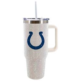 The Memory Company - Indianapolis Colts 40oz. Bling Colossal Tumbler - White