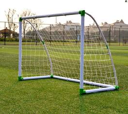 Winado - Soccer Goal 6x4 Portable Soccer Nets, Easy to Assemble PVC Frame, Design for Backyard Practice and Fun for Teens - White