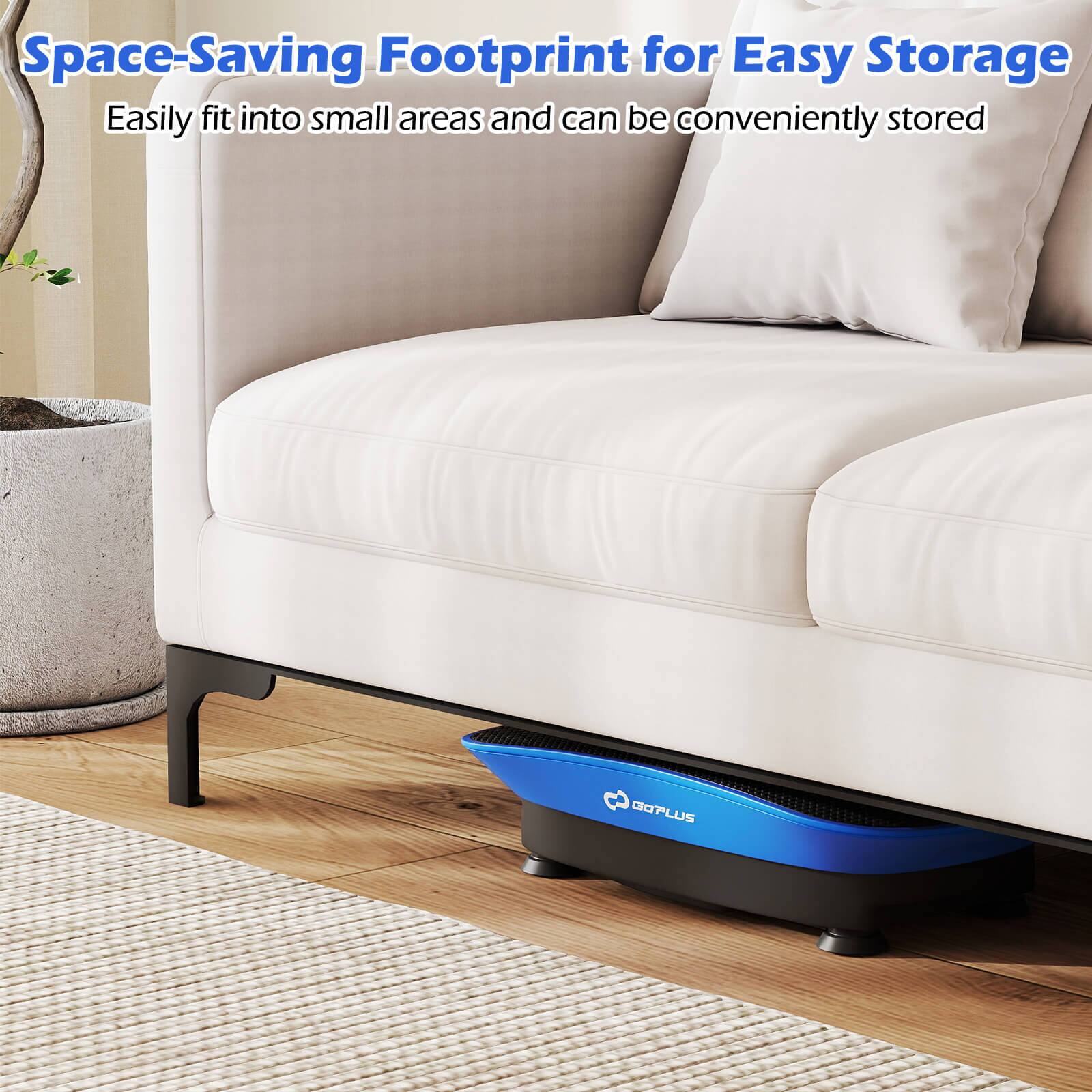 Space-Saving Footprint for Easy Storage  
Easily fit into small areas and can be conveniently stored