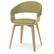 Angle. Simpli Home - Lowell Bentwood Dining Chair with Light Wood - Acid Green.