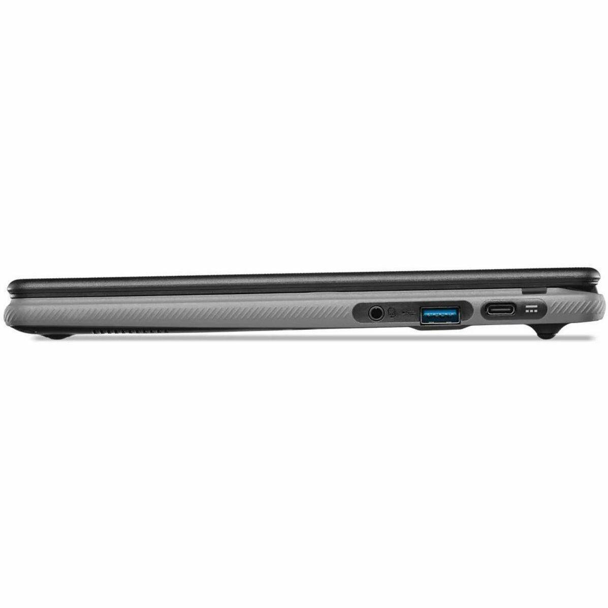 Alt View 4. Acer - Acer Chromebook 311 C725 C725-813B 11.6" Clamshell Chromebook - HD - 60 Hz - MediaTek MT8 MT8189GV/AZ - 4 GB - 64 GB - Black.