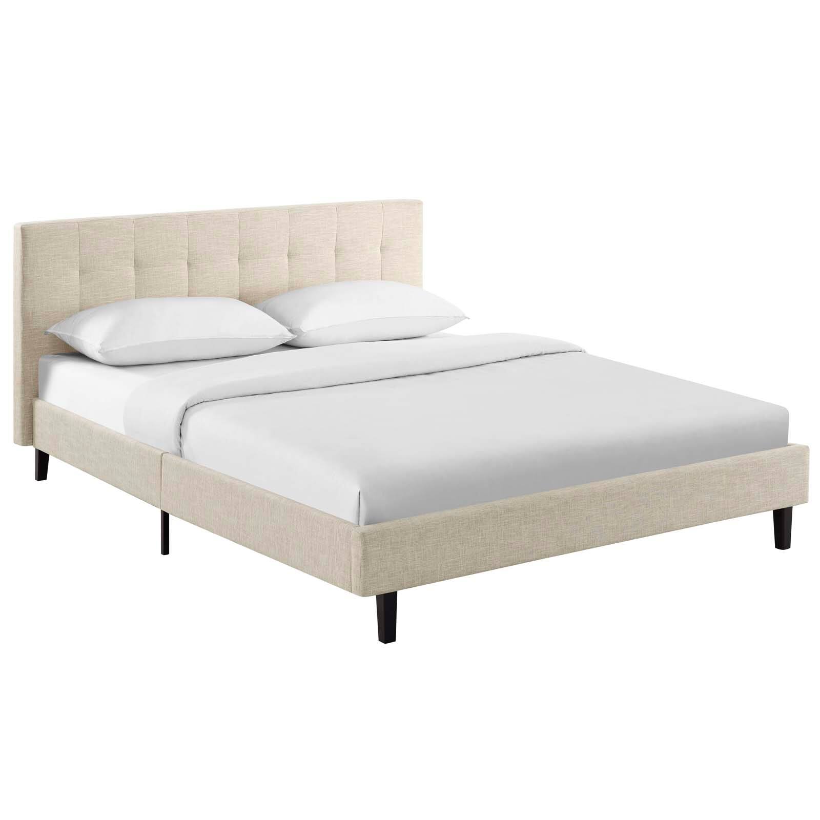 Angle. Modway - Corinne Twin Bed Frame - White.