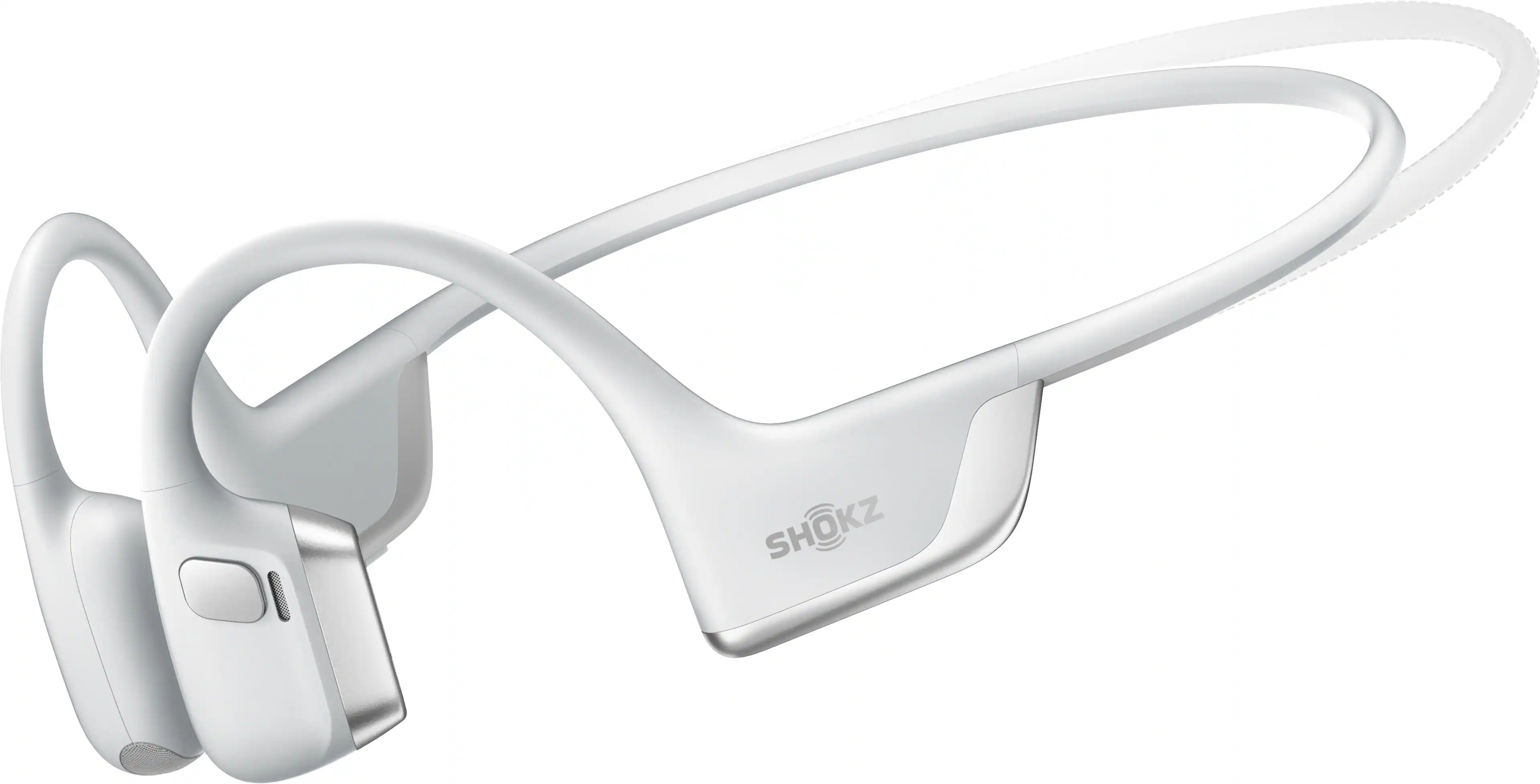 Shokz - OpenRun Pro 2 Mini Wireless Bone Conduction Open-Ear Bluetooth Sports Headphones - Silver