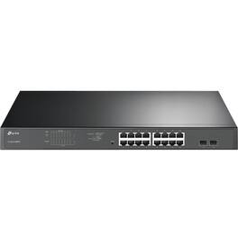 TP-Link - TL-SG1218MPE - JetStream 16-Port Gigabit Easy Smart PoE/PoE+ Switch - Easy Smart Managed - 16 PoE+ Ports @250W - Unknown
