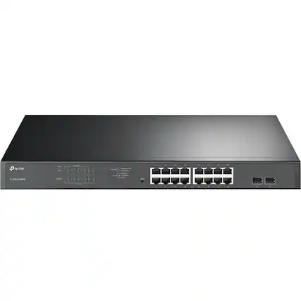 TP-Link
TL-SG3128PE
Ports:
- 24 x 10/100/1000 Mbps RJ45 Ethernet ports
- 4 x SFP Gigabit Ethernet ports
LED Indicators:
- Power
- 24 x Port activity LEDs
- 4 x SFP activity LEDs
- System LED
Other Features:
- Auto-MDIX
- Auto-Negotiation
- Link/Speed LEDs
- Power LED
- System LED
Dimensions:
- 1U Rack Mountable
