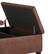 Alt View 12. Simpli Home - Ellis Coffee Table Storage Ottoman - Distressed Saddle Brown.