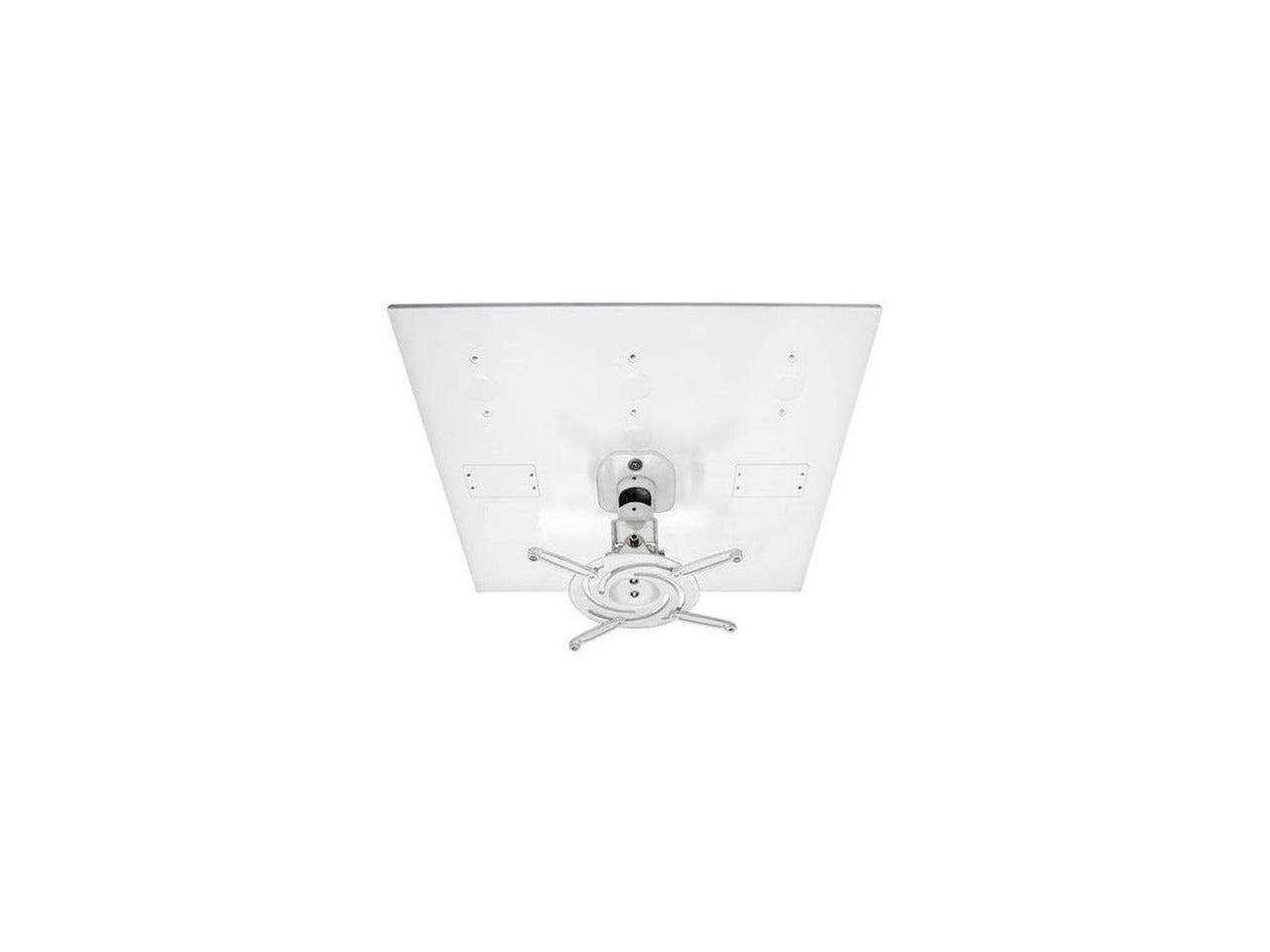 Alt View 10. Amer Networks - Amer Mounts AMRDCP100KIT - 30lb Ceiling Projector Mount, 360° Rotation, 180° Tilt - Black.