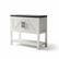 Alt View 3. Kings Brand Furniture - Kings Brand Furniture Teresa 2-Door Modern Console Table, Buffet Storage Cabinet - Black.