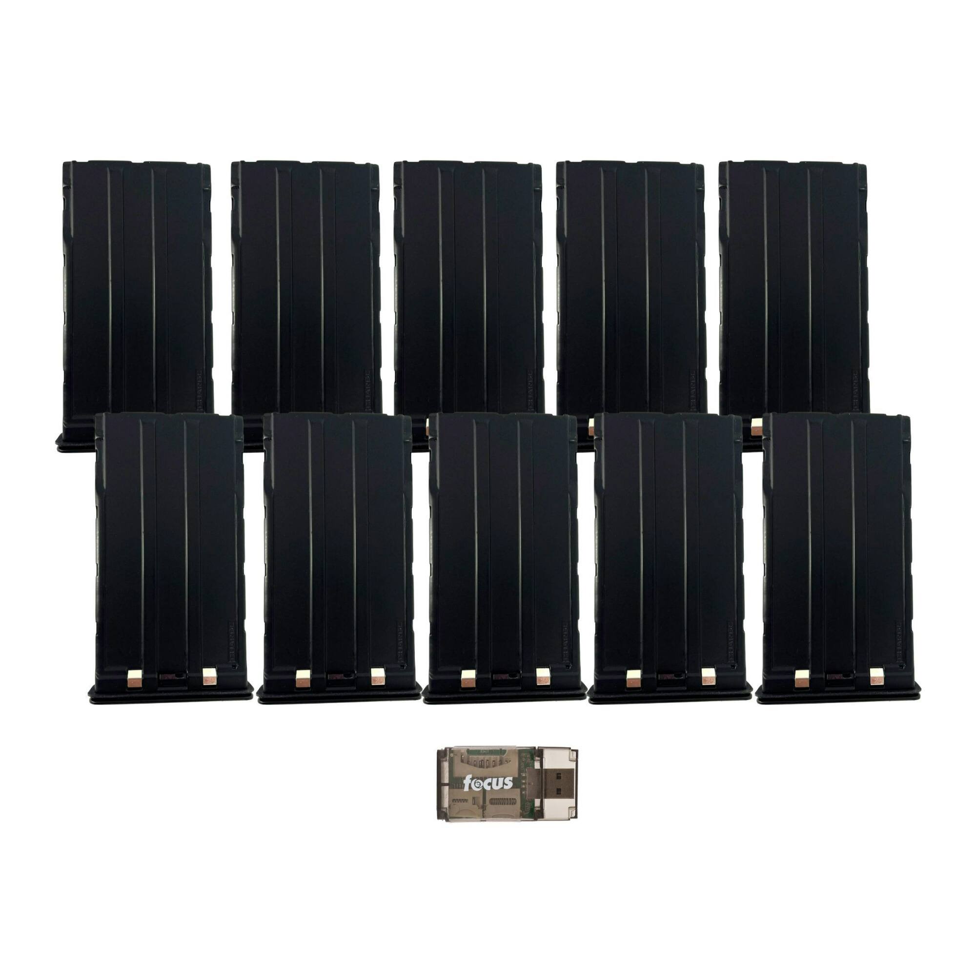 Front. Browning Trail Cameras - Browning Trail Cameras BTC-LPC3 Rechargeable Li-Ion Battery Bundle (10-Pack).