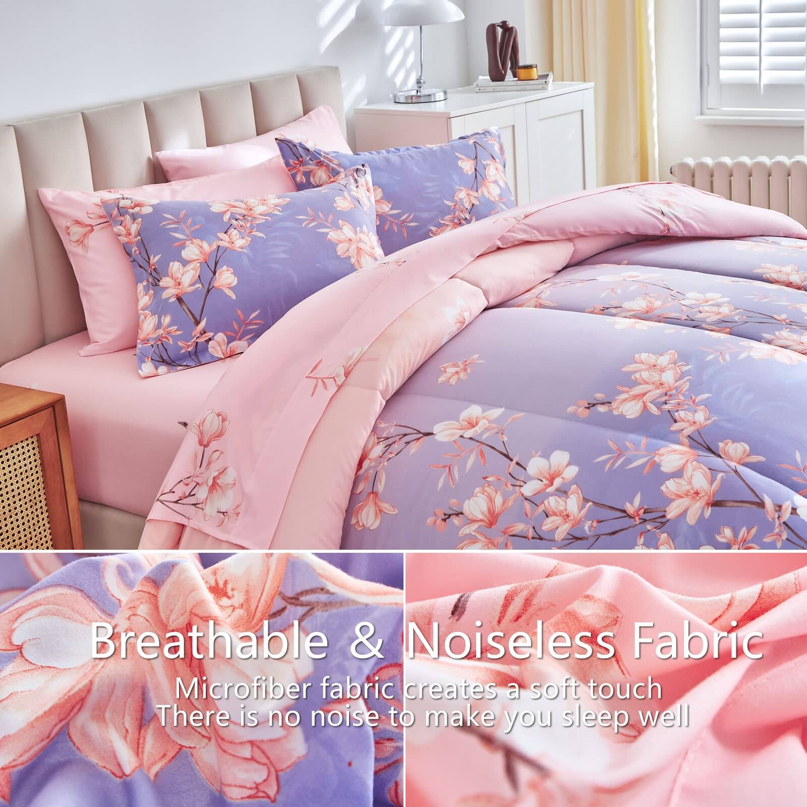 Breathable & Noiseless Fabric

Microfiber fabric creates a soft touch. There is no noise to make you sleep well.