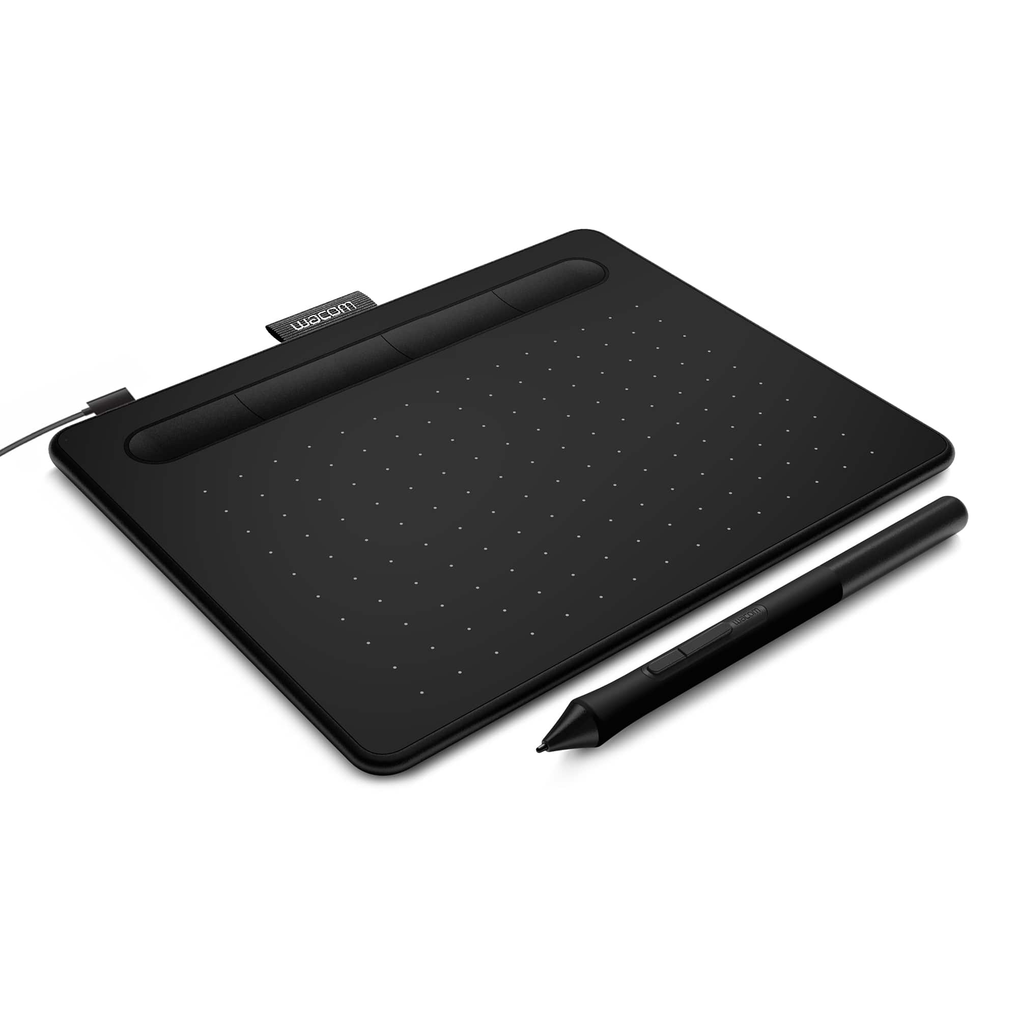 Angle. Wacom - Intuos Graphic Drawing Tablet for Mac, PC, Chromebook & Android (Small) with Software Included - Black.