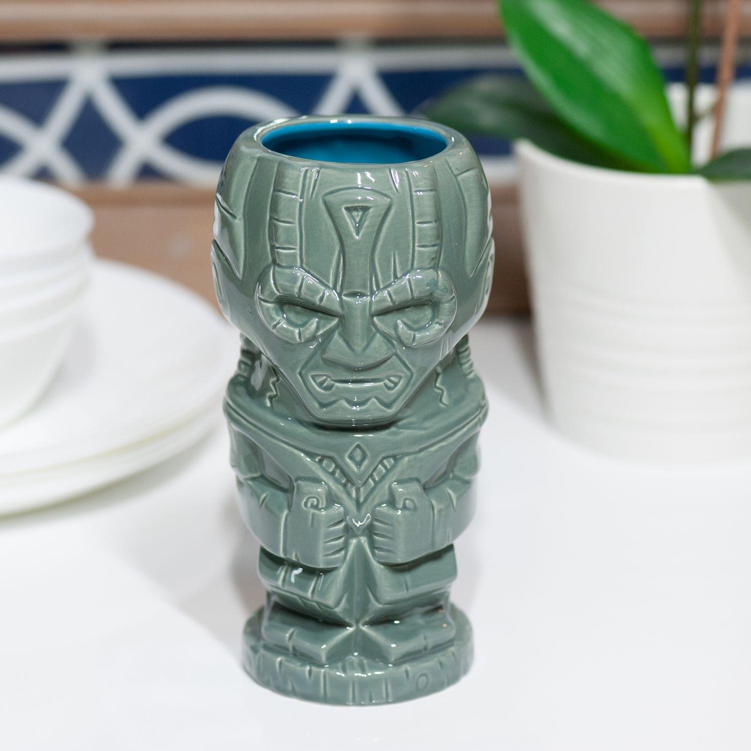 Alt View 4. ThinkGeek - Geeki Tikis Star Trek: The Next Generation Cardassian Ceramic Mug | 14 Ounces - silver.