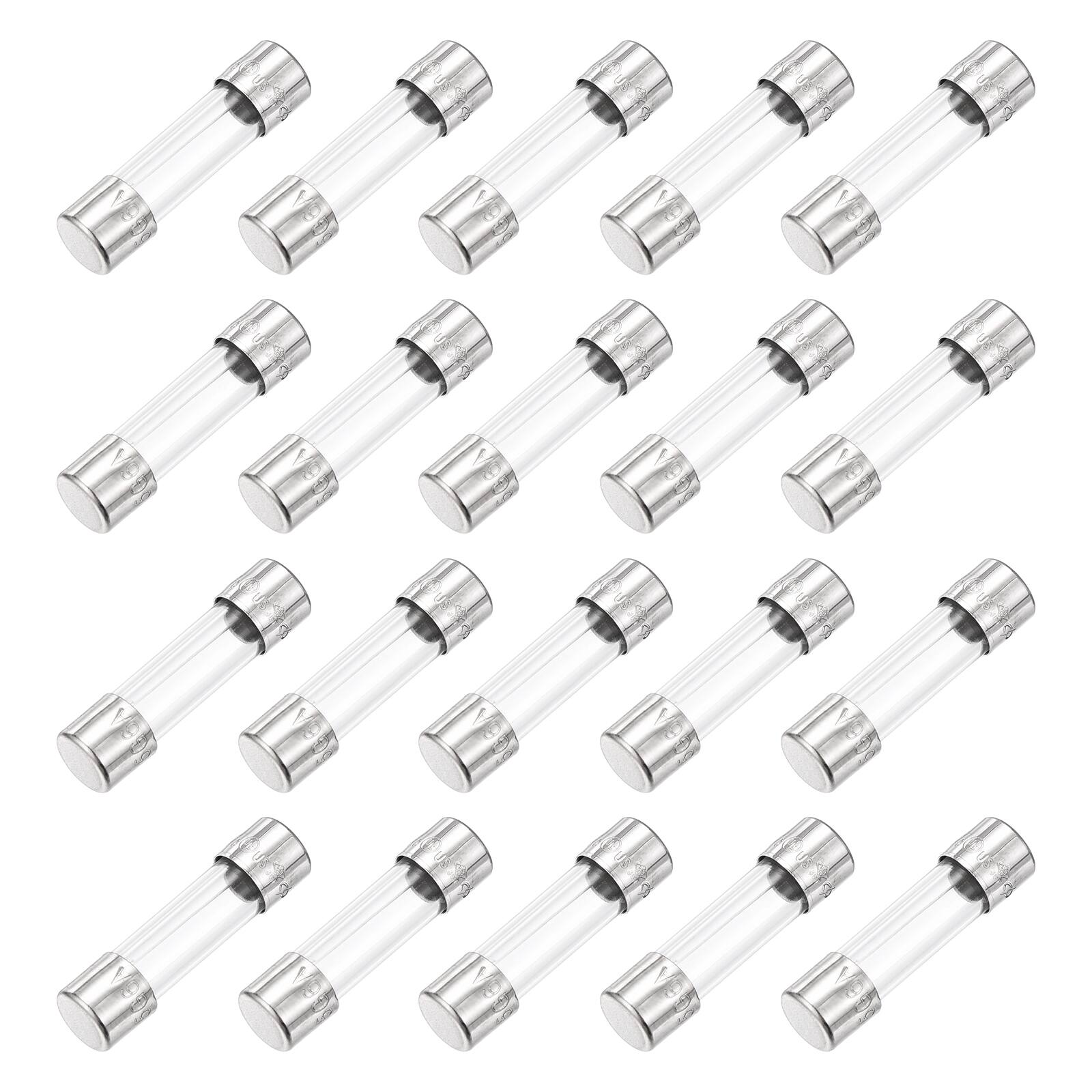 "Unique Bargains - 6A 250V Glass Fuse 0.2""x0.79"" Fast Blow Fuse for Home Appliances 20pcs" price history on PriceWatchPro