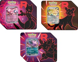 Pokémon - Trading Card Game: Team Rocket Tin - Styles May Vary