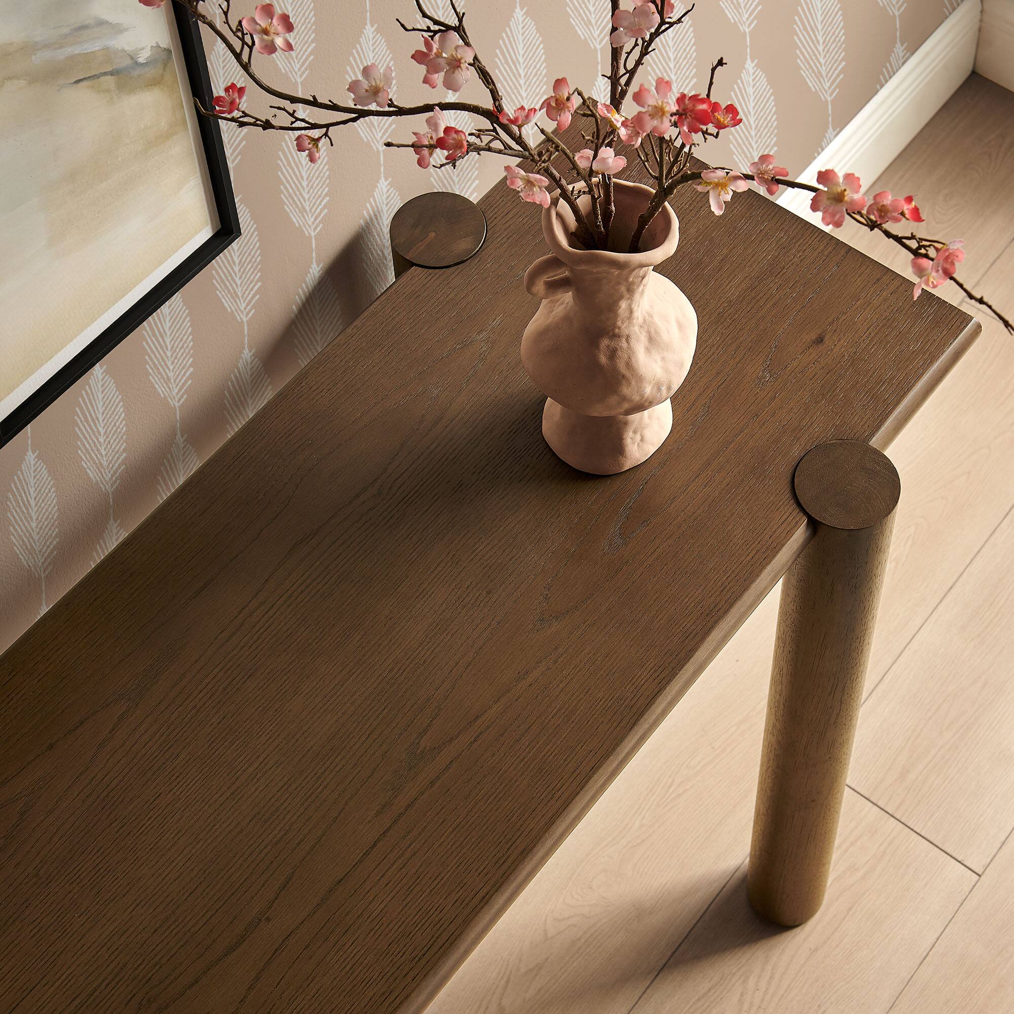 Alt View 1. Modway - Taschen Console Table by Modway - Walnut.