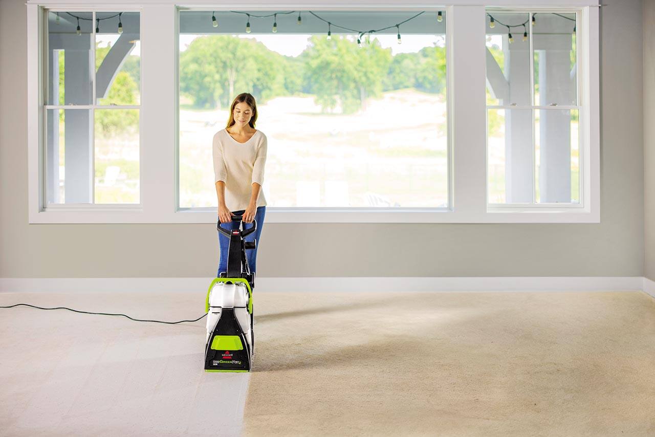 Alt View 1. BISSELL - Big Green® PET PRO Carpet Cleaner - Black with Electric Green Accents.
