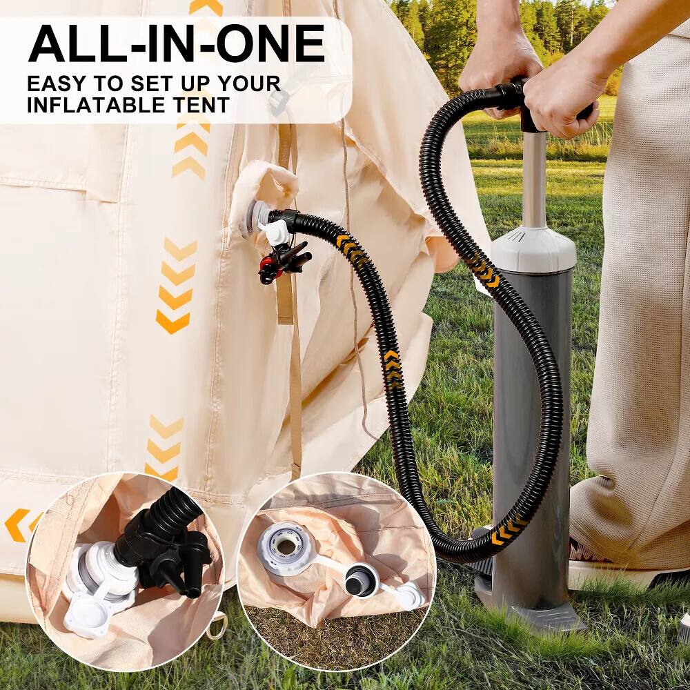 ALL-IN-ONE EASY TO SET UP YOUR INFLATABLE TENT
