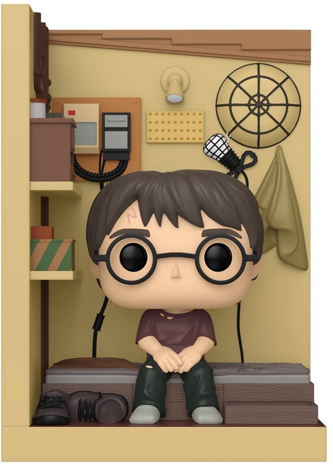 Funko - POP! Nooks: Harry Potter- Harry Potter in Cupboard - COLLECTIBLES - Multicolor
