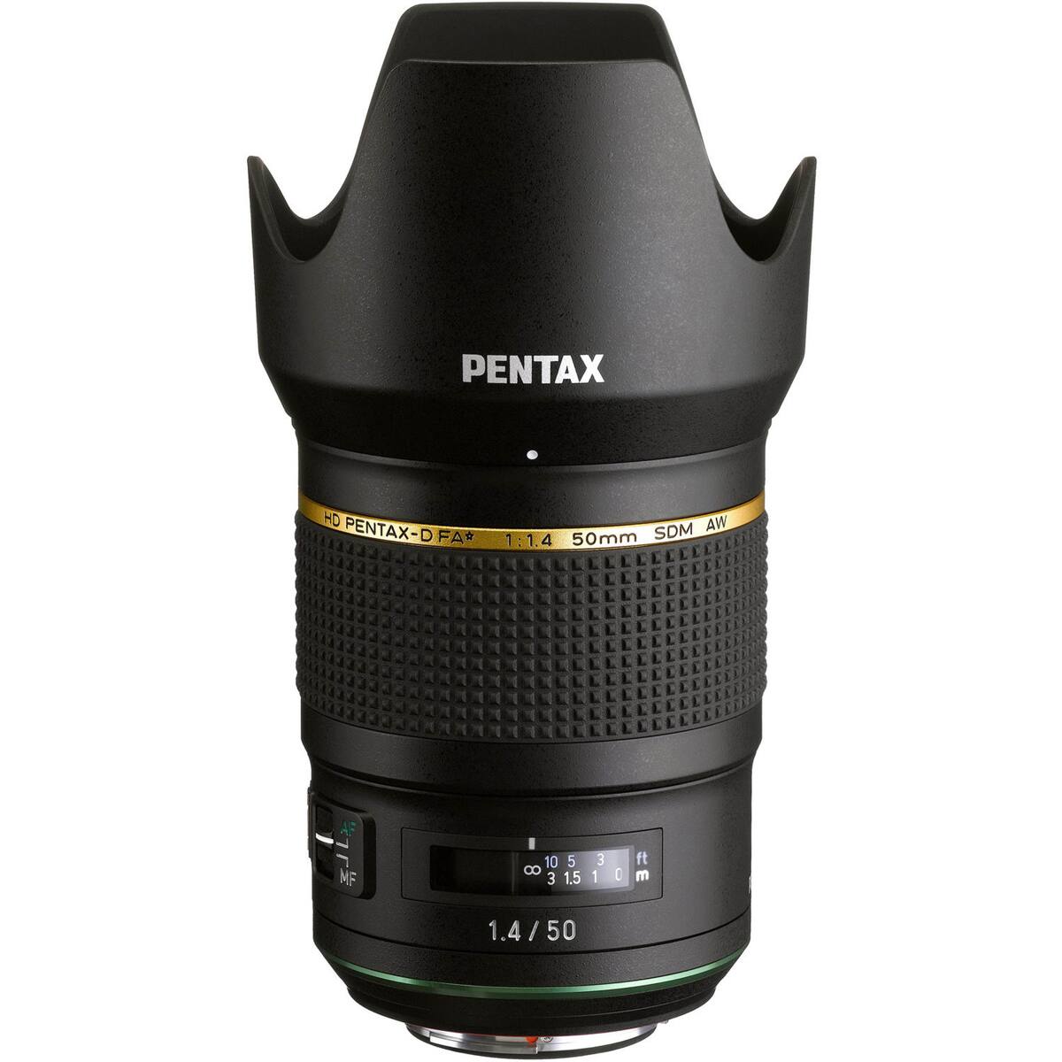 PENTAX  
HD PENTAX-DFA 1:1.4 50mm SDM AW  
1.4/50  
10 5 3 1.5  
3 1  
ft m