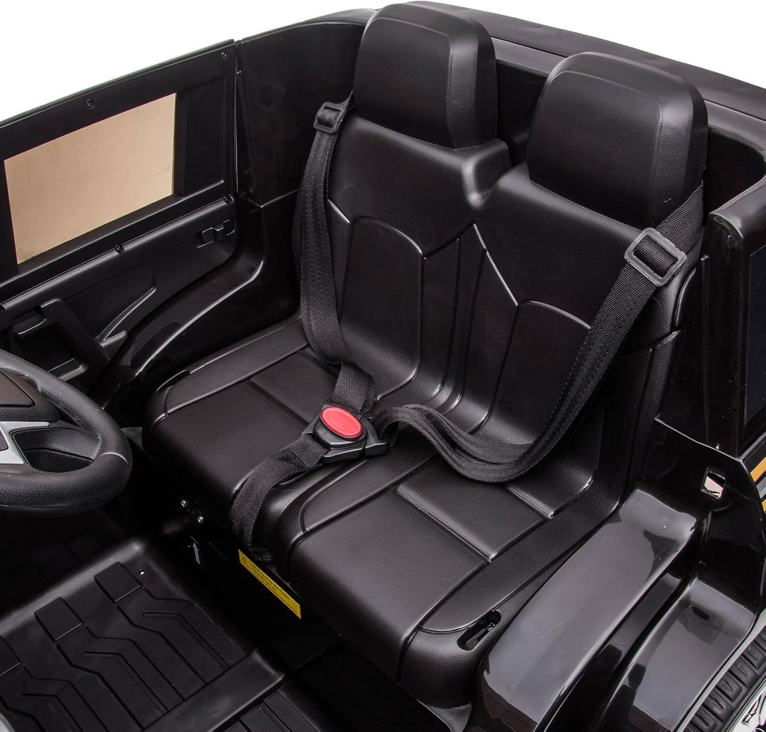 Alt View 5. GARVEE - Licensed Toyota Land Cruiser Electric Car for Kids,12V Ride on Car w/Parent Remote Control with Battery Powered - Black&White.