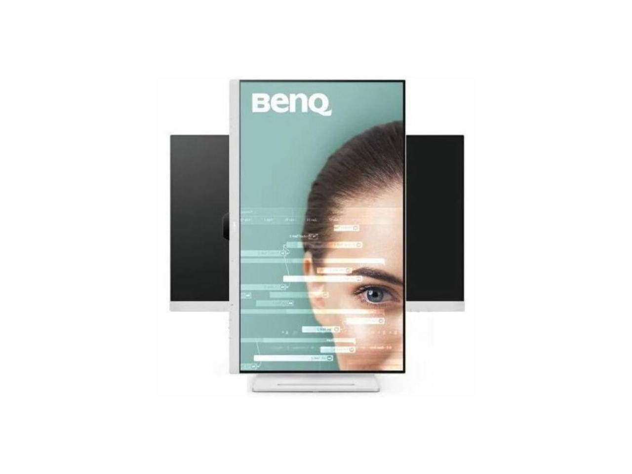 Alt View 6. BenQ - BenQ GW3290QT 32" 1440p IPS Gaming Monitor | 75Hz | Eye-Care | USB-C 65W | Ergonomic | Speakers & Mic - White.