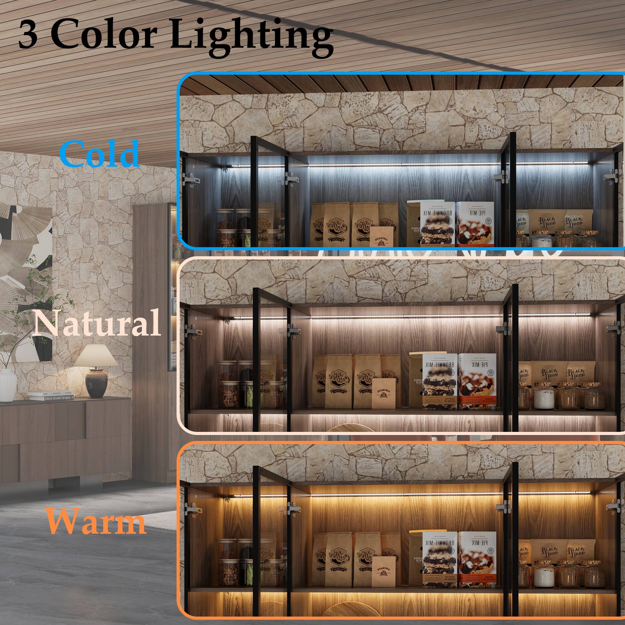 3 Color Lighting

Cold

Natural

Warm