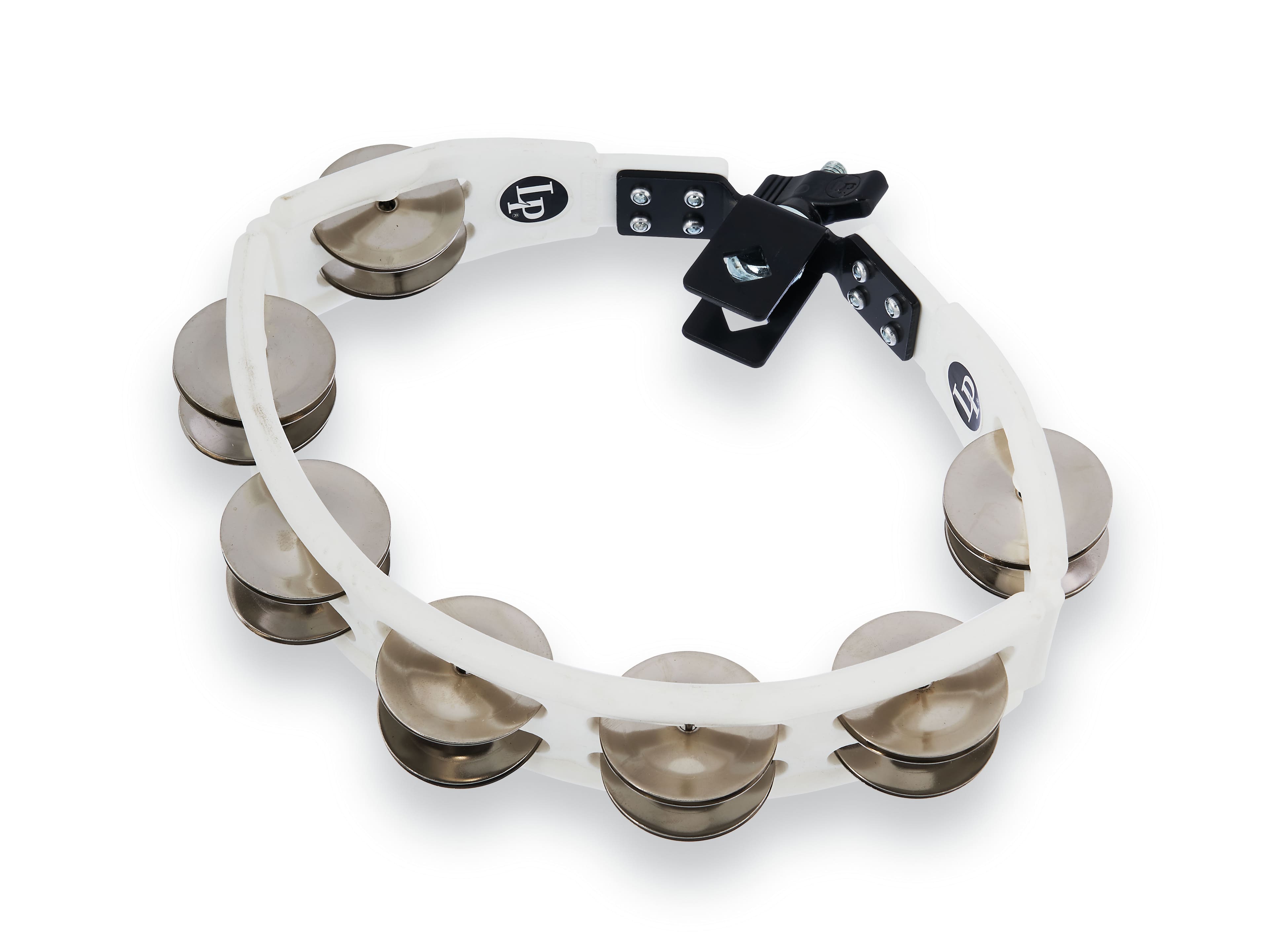 Latin Percussion LP162 Cyclops Mounted Tambourine with Steel