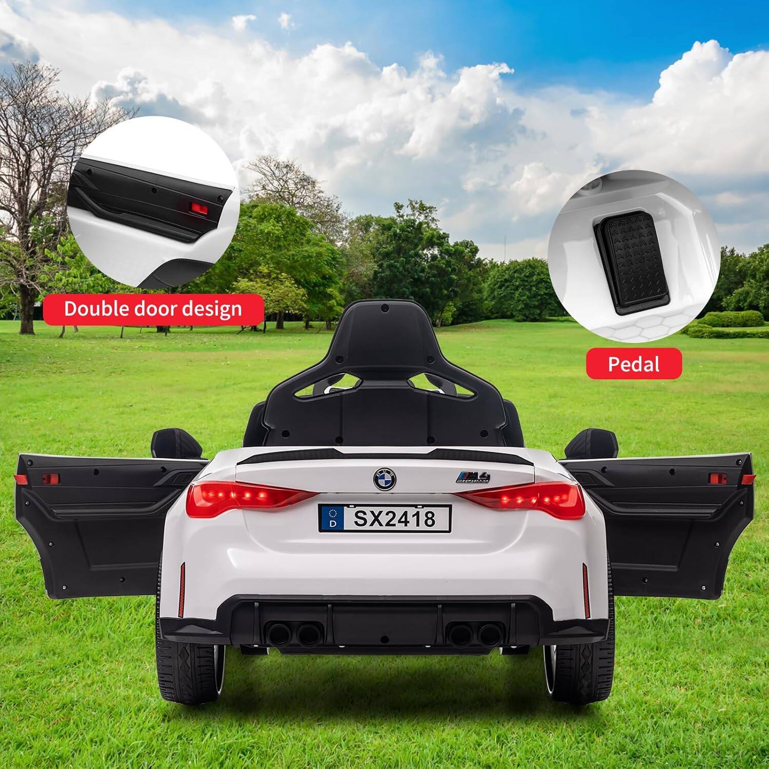 Double door design  
Pedal  
SX2418