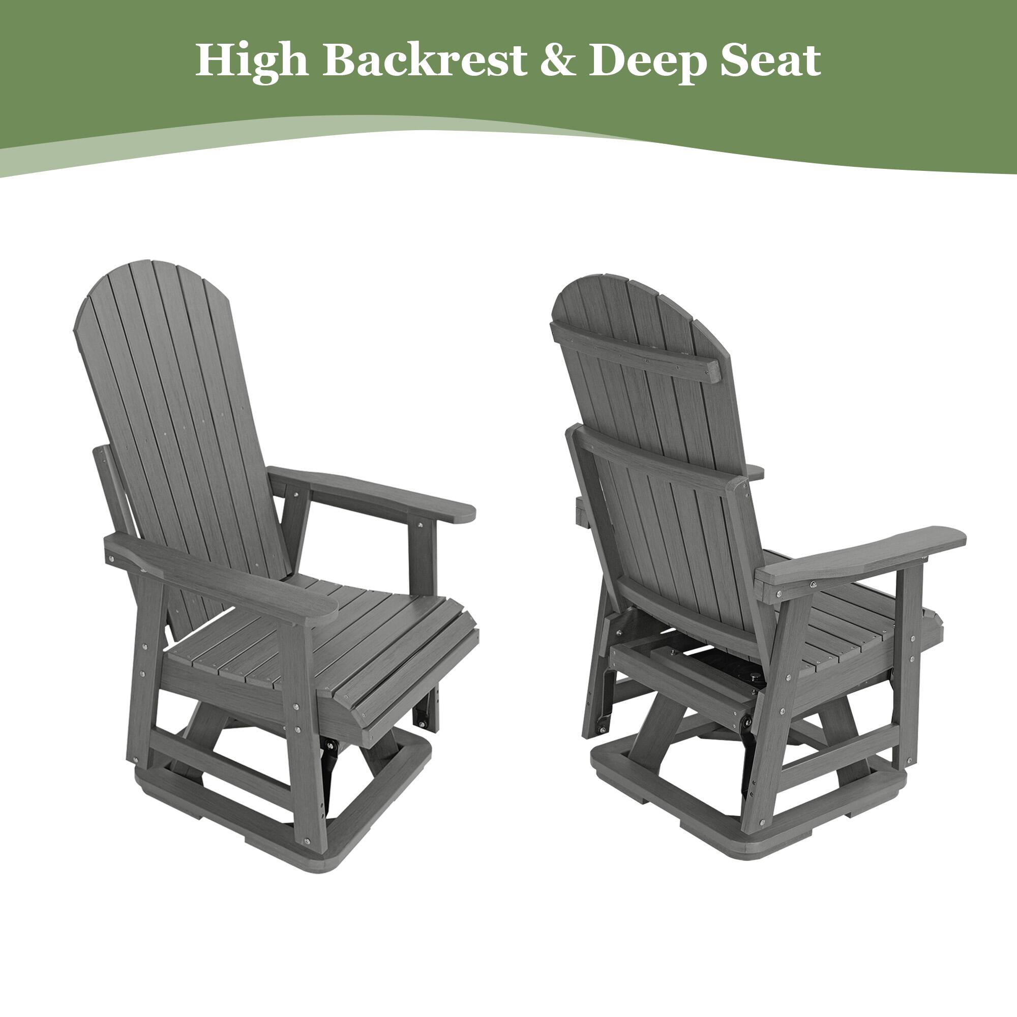 High Backrest & Deep Seat
