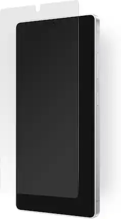 Front. BodyGuardz - BodyGuardz Pure 3 Clear Glass Screen Protector For Samsung Galaxy S25 Ultra - Clear.