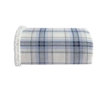 Front. ThinkLink Electronic - Blanket Soft Reversible Sherpa Brushed Fleece Bedding Throw Blankets Couch Ideal Lounging edgewood Plaid - Default.