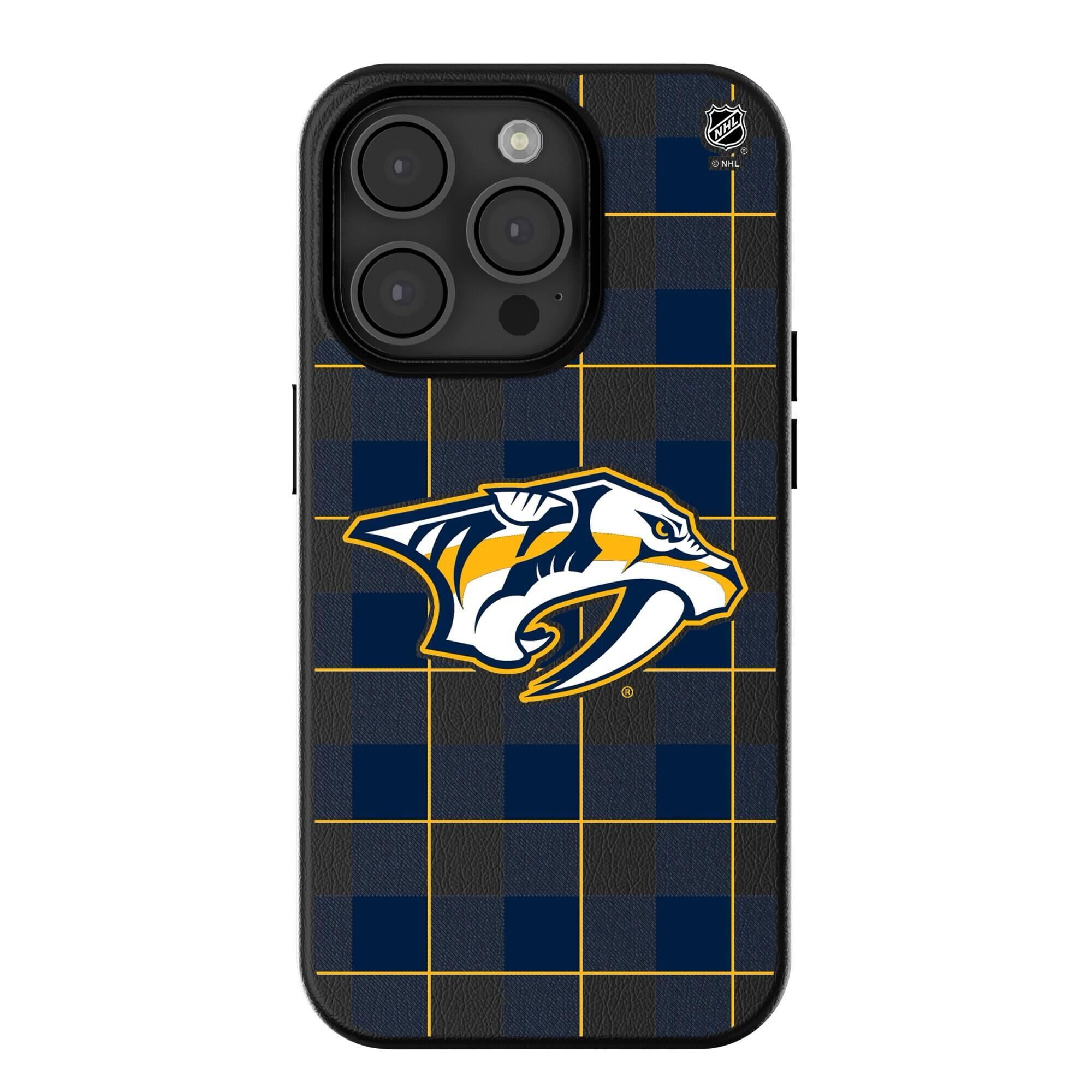 Keyscaper - NHL - Nashville Predators Plaid iPhone Magnetic Bump Case - 16 Pro Max - Black price history on PriceWatchPro