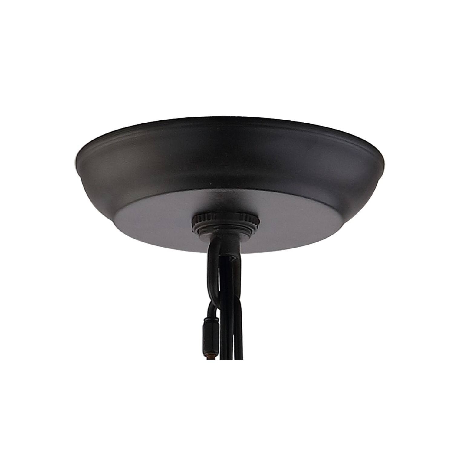 Alt View 6. Jonathan Y - Wyatt 12" 2-Light Crystal LED Chandelier, Bronze/ Clear - Bronze / Clear.