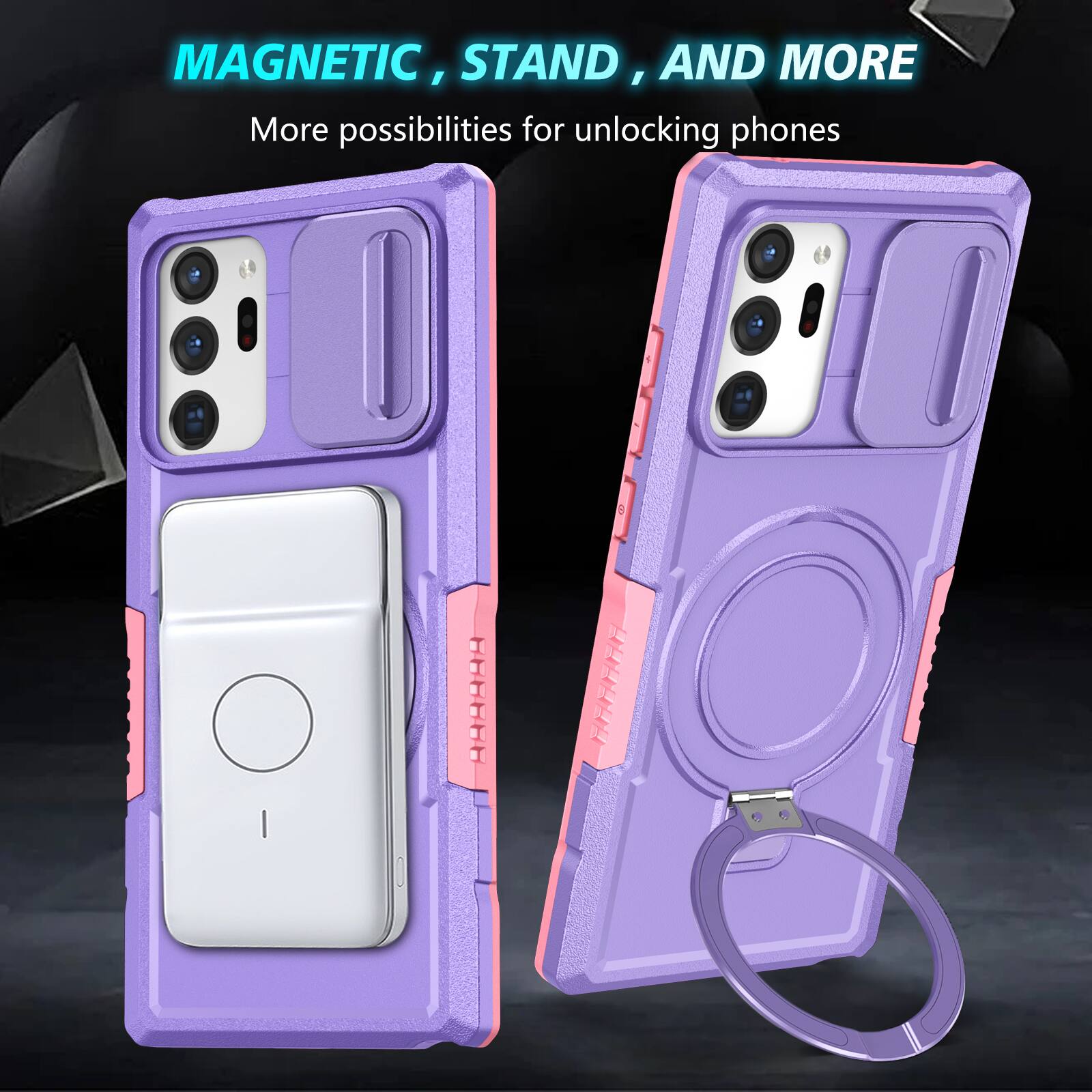 MAGNETIC, STAND, AND MORE  
More possibilities for unlocking phones