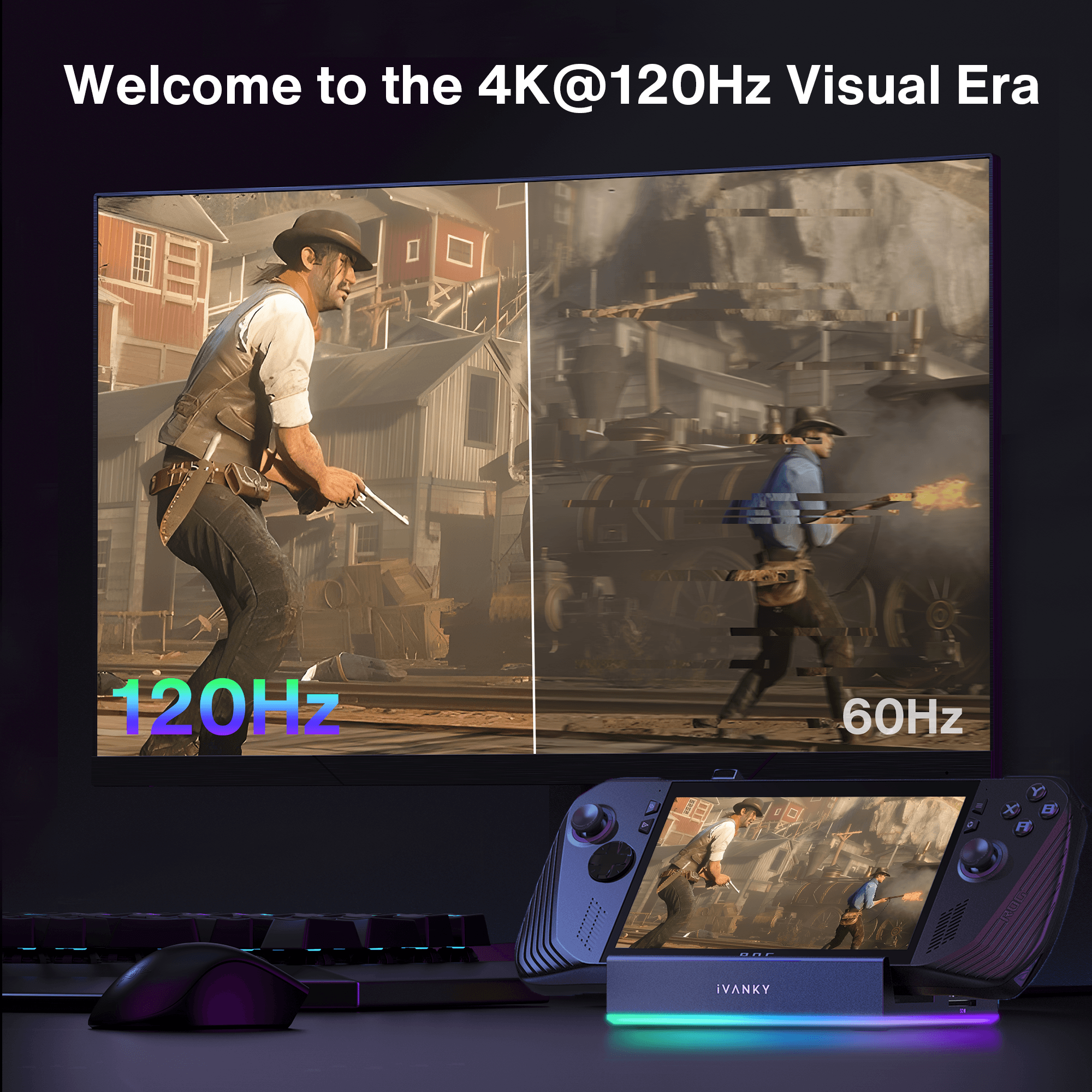 iVANKY 4K@120Hz 14 in 1 Docking Station for Steam Deck OLED