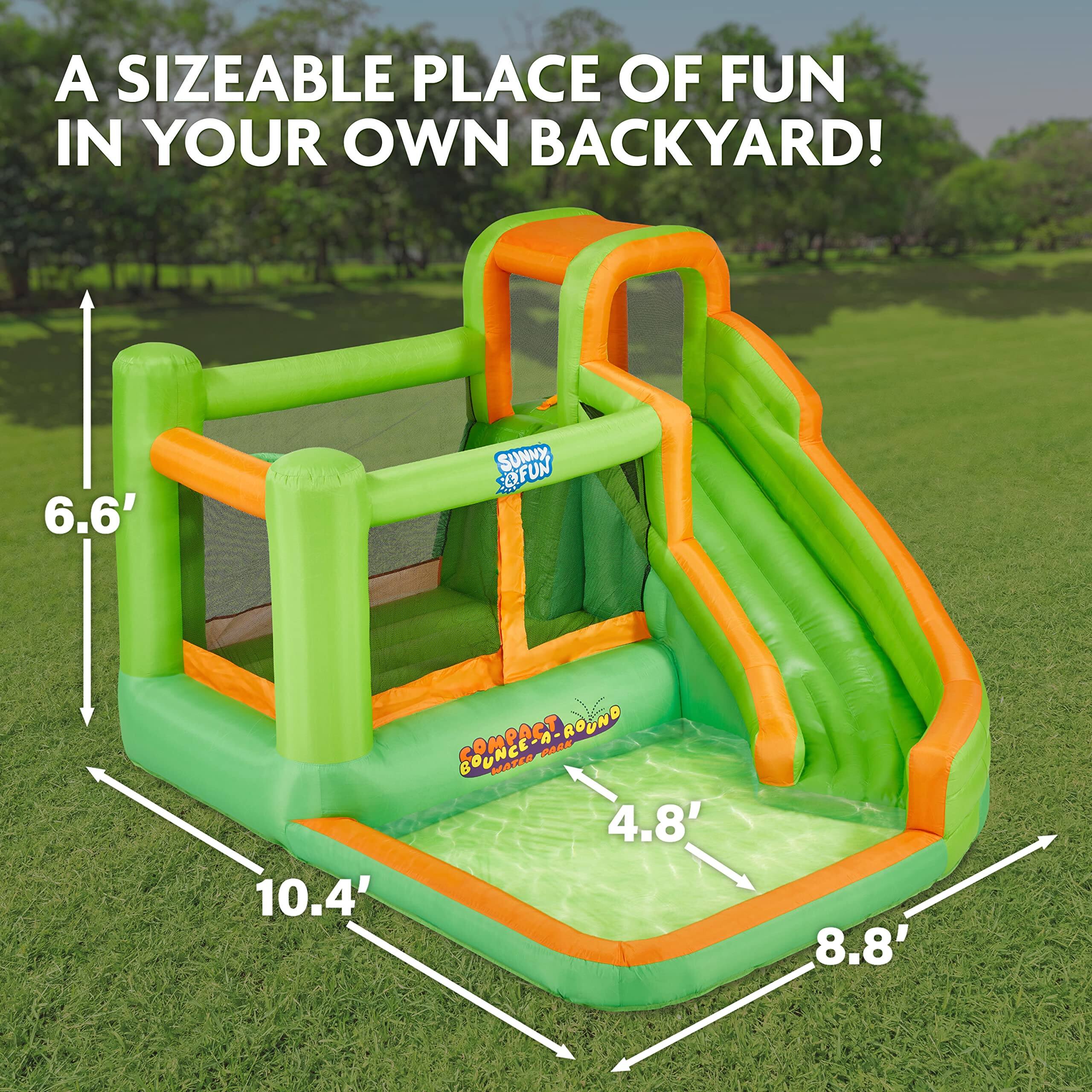 A SIZEABLE PLACE OF FUN IN YOUR OWN BACKYARD! 6.6' 4.8' 10.4' 8.8'