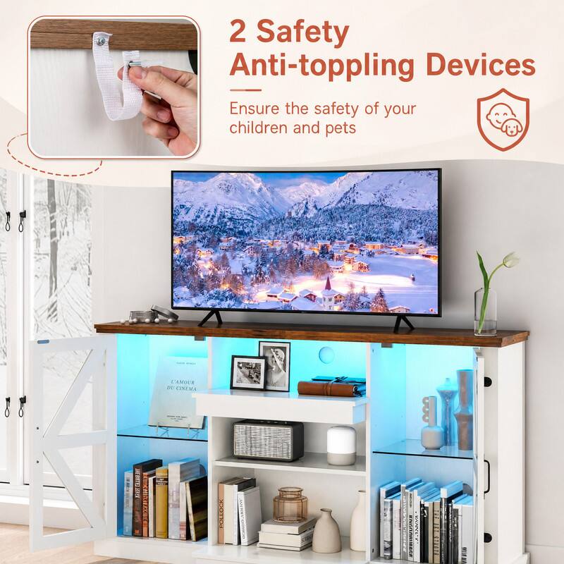 2 Safety Anti-toppling Devices  
Ensure the safety of your children and pets

L'AMOUR DU CINEMA

POLLOCK  
BUSBERBENTER  
JAWA