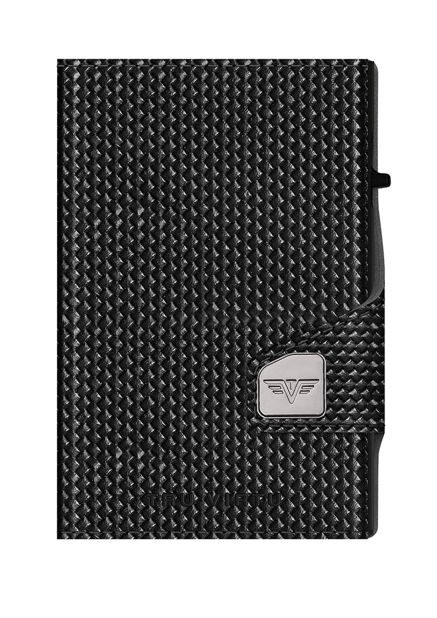 Tru Virtu CLICK & SLIDE Diagonal Wallet Carbon/Black - Best Buy