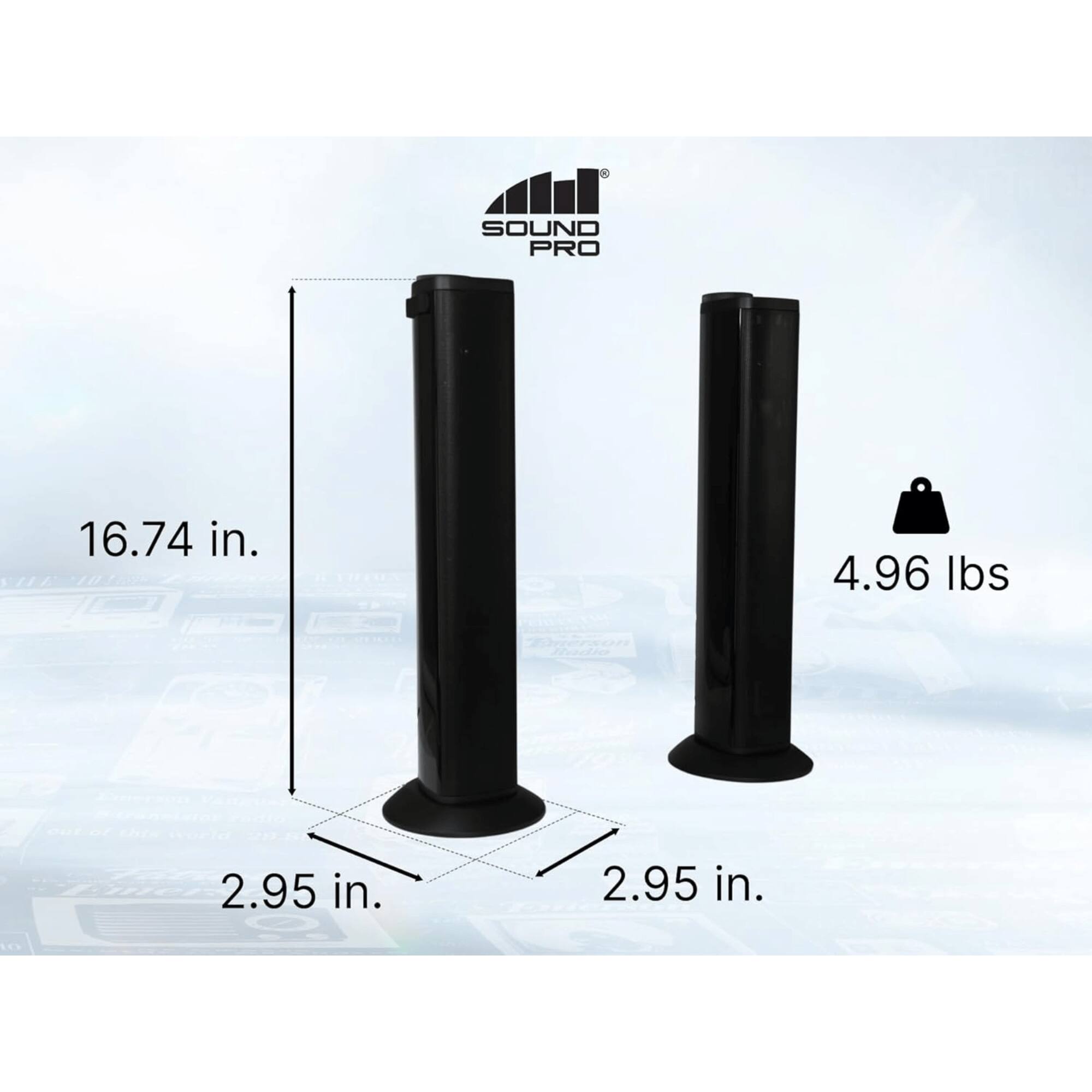 K SOUND PRO  
16.74 in.  
4.96 lbs  
2.95 in.  
2.95 in.