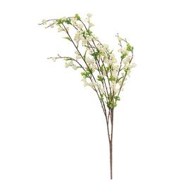 BreeBe - Cream Lilac Branch - 35" - White, Green