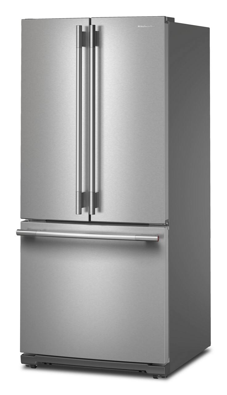 Alt View 16. KitchenAid - 20 Cu. Ft. French Door Refrigerator with PrintShield Finish and Interior Dispense - PrintShield Stainless.