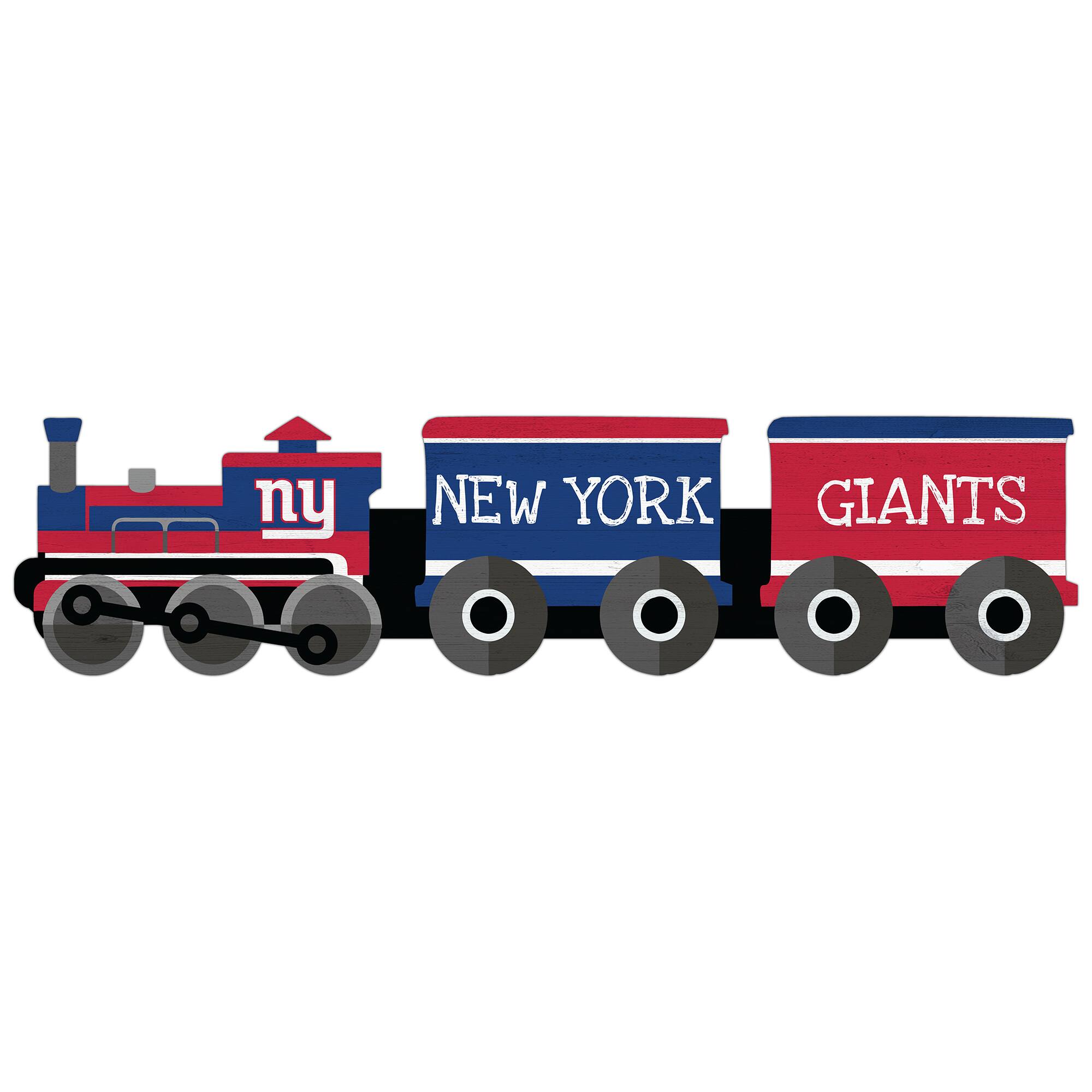 New York Giants 6'' x 24'' Train Cutout Sign