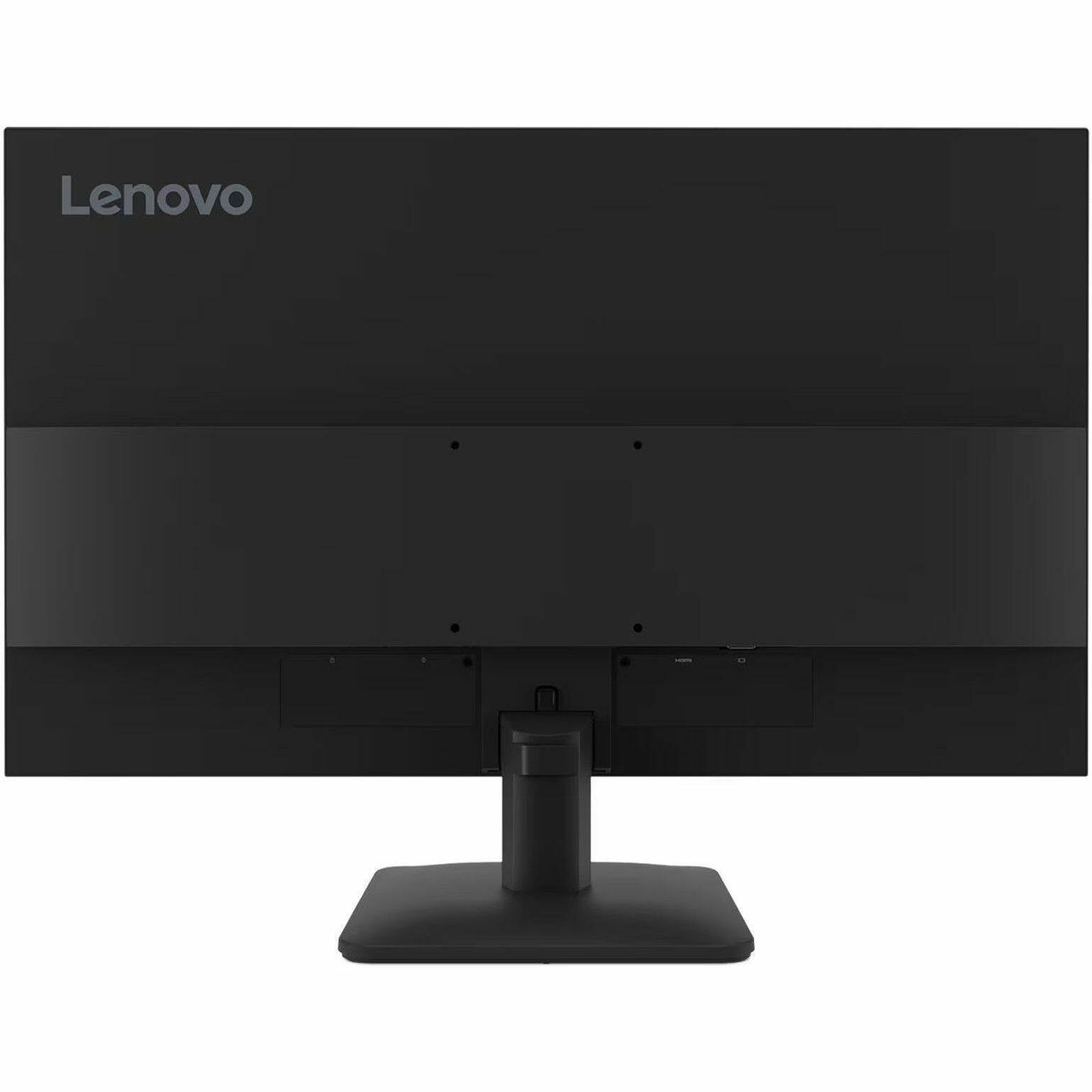 Back. Lenovo - ThinkVision S27-4e 27" Class Full HD LED Monitor - Black.