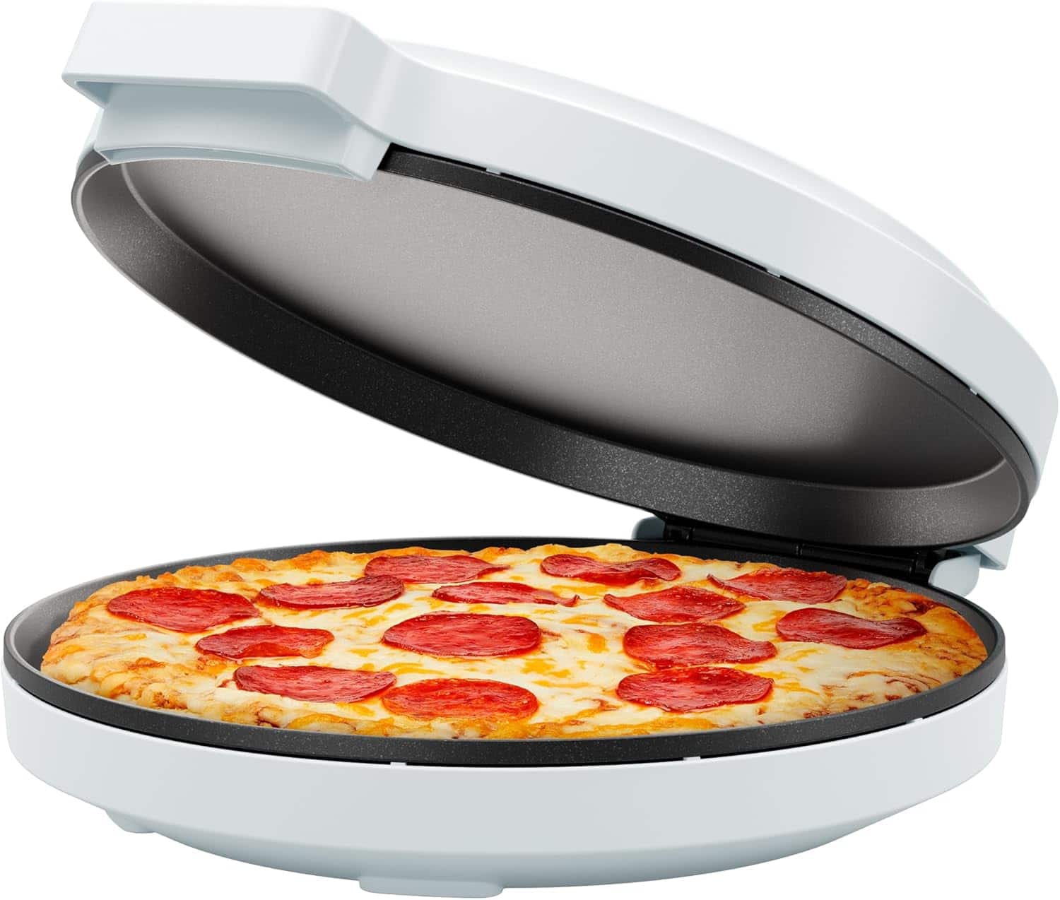 Chefman - Everything Maker 12” Countertop Electric Pizza Oven - Concrete