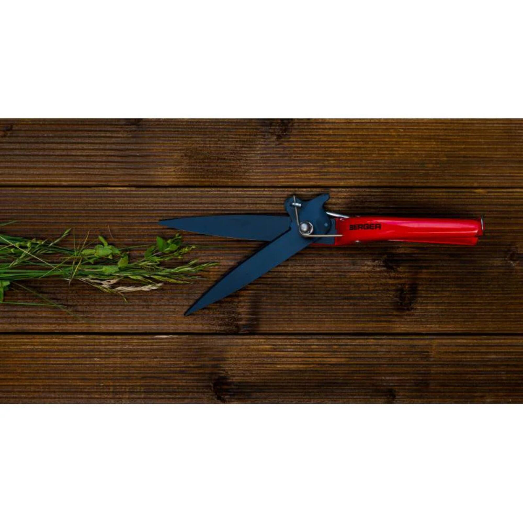 Back. Berger - Berger Tools 2200 Lawn Edge Scissors, Grass Non-Stick Coated Blades Hand Shears.