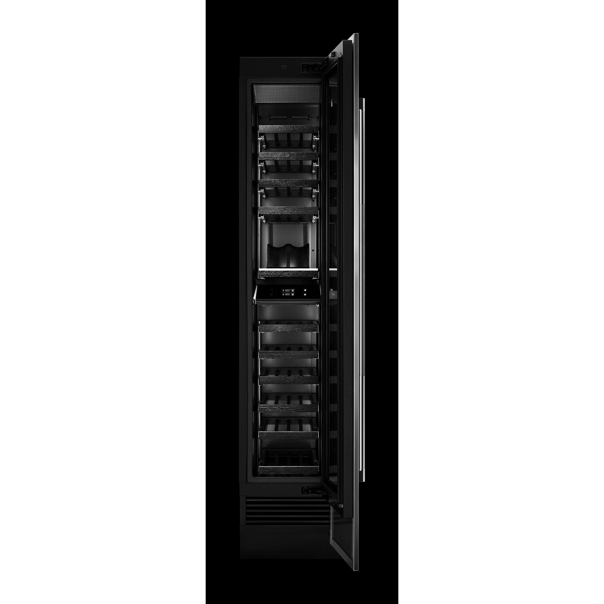 Alt View 1. JennAir - 42-Bottle Right Swing Built-In Wine Column Refrigerator - Panel Ready.